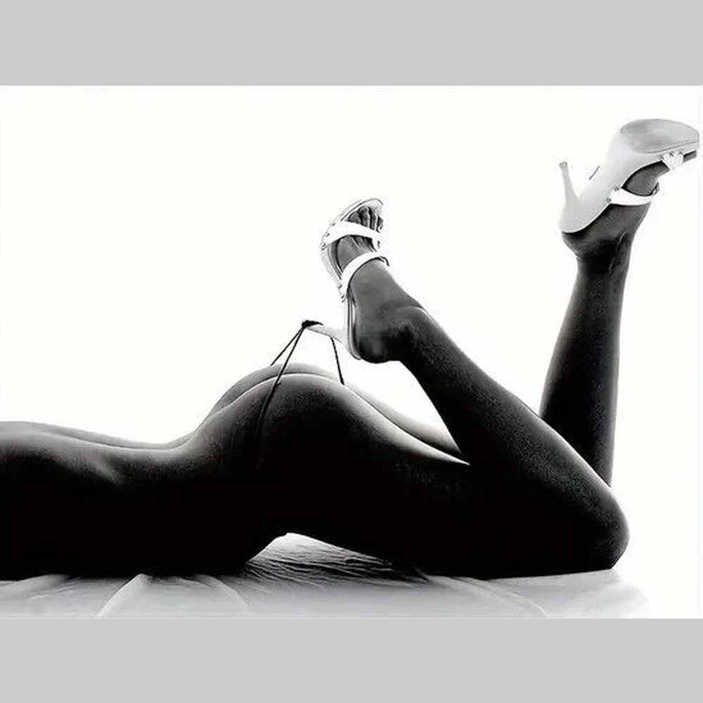 Modern Art Nude Woman In High Heels Art Print 11.8" x 15.7" Stunning! Home & Garden:Home Décor:Posters & Prints Style Your Walls